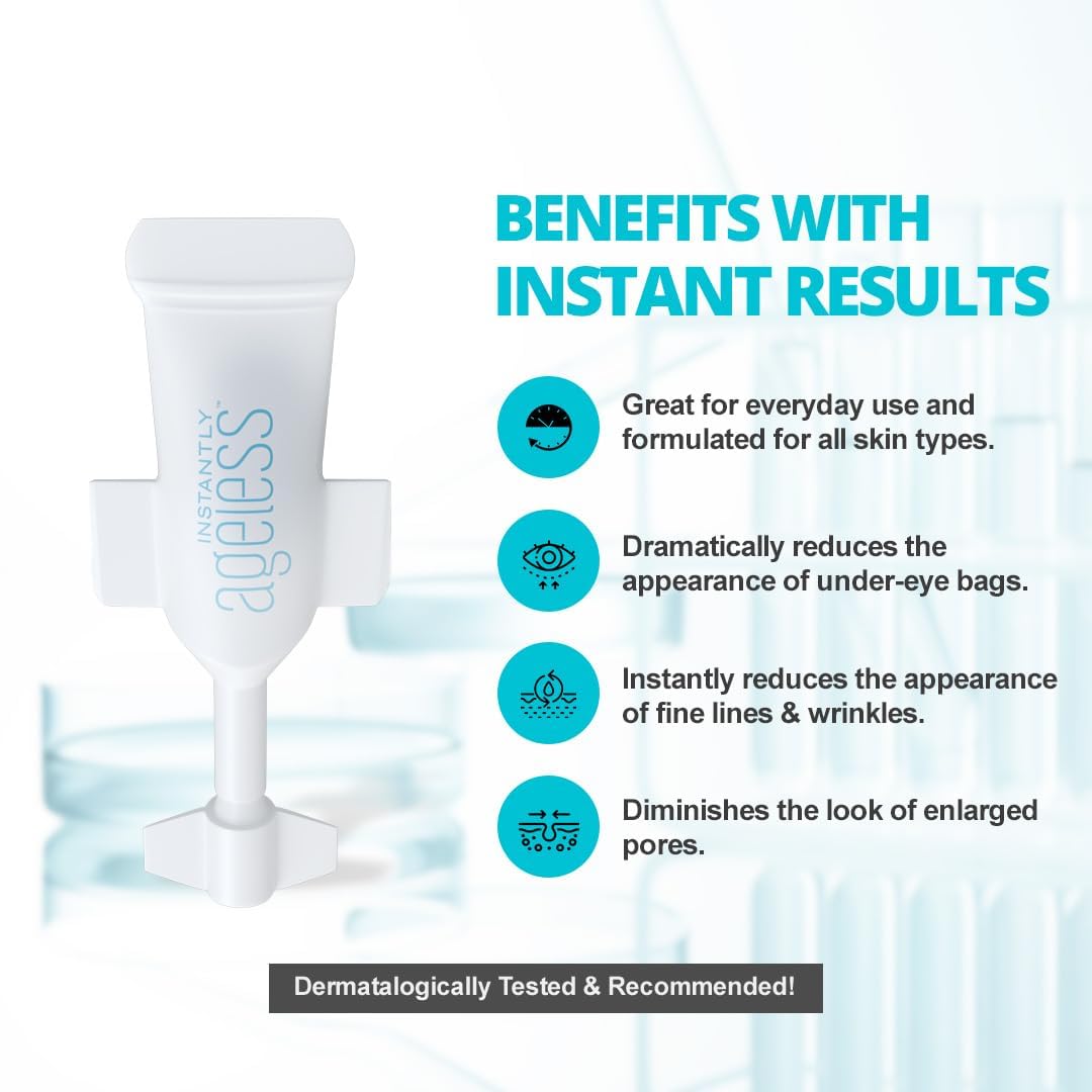 Instantly Ageless Facelift 20 Vials Instant Eye Bag Remover Puffiness