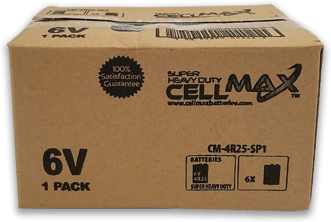 6-Volt Super Heavy Duty, Lantern Battery - 6 Pack