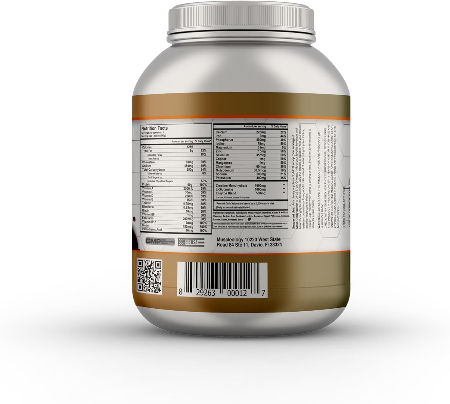 MUSCLEOLOGY Weight Gainer | Whey Protein Powder | Muscle Builder for Men & Women | Chocolate, 6 lbs