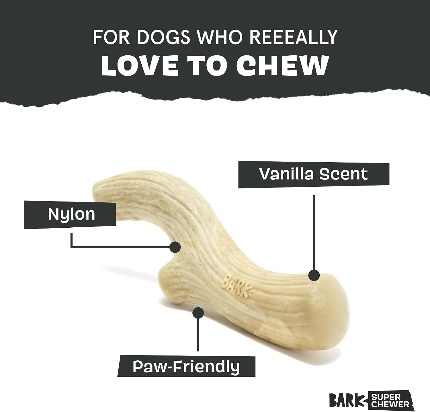 BarkBox Turkey Super Chewer - Toy for Large Dogs