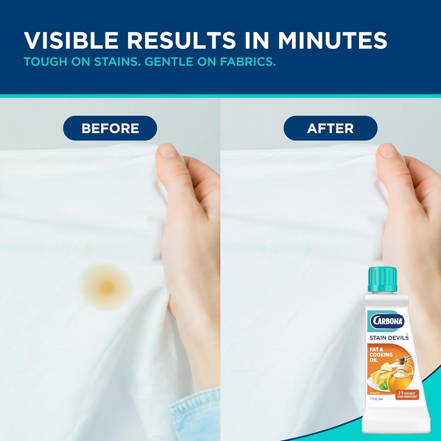 Carbona Liquid Stain Devil Food Clean Up Combo Set | Spot Stain Remover for Clothes