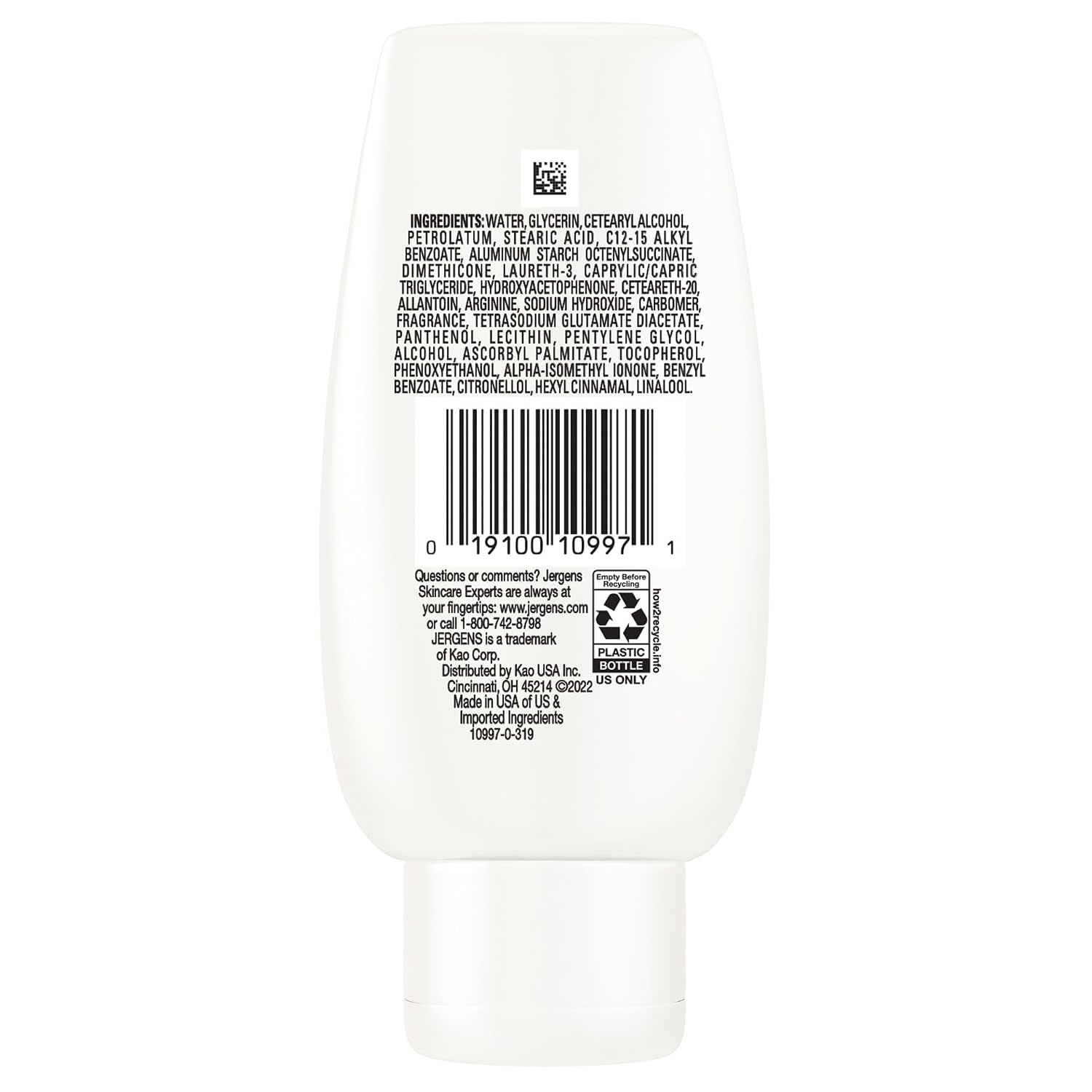Jergens Ultra Healing Dry Skin Lotion, Hand and Body Moisturizer for Quick Absorption into Extra Dry Skin with Hydralucence Blend, Vitamins C, E and B5, White, 32oz
