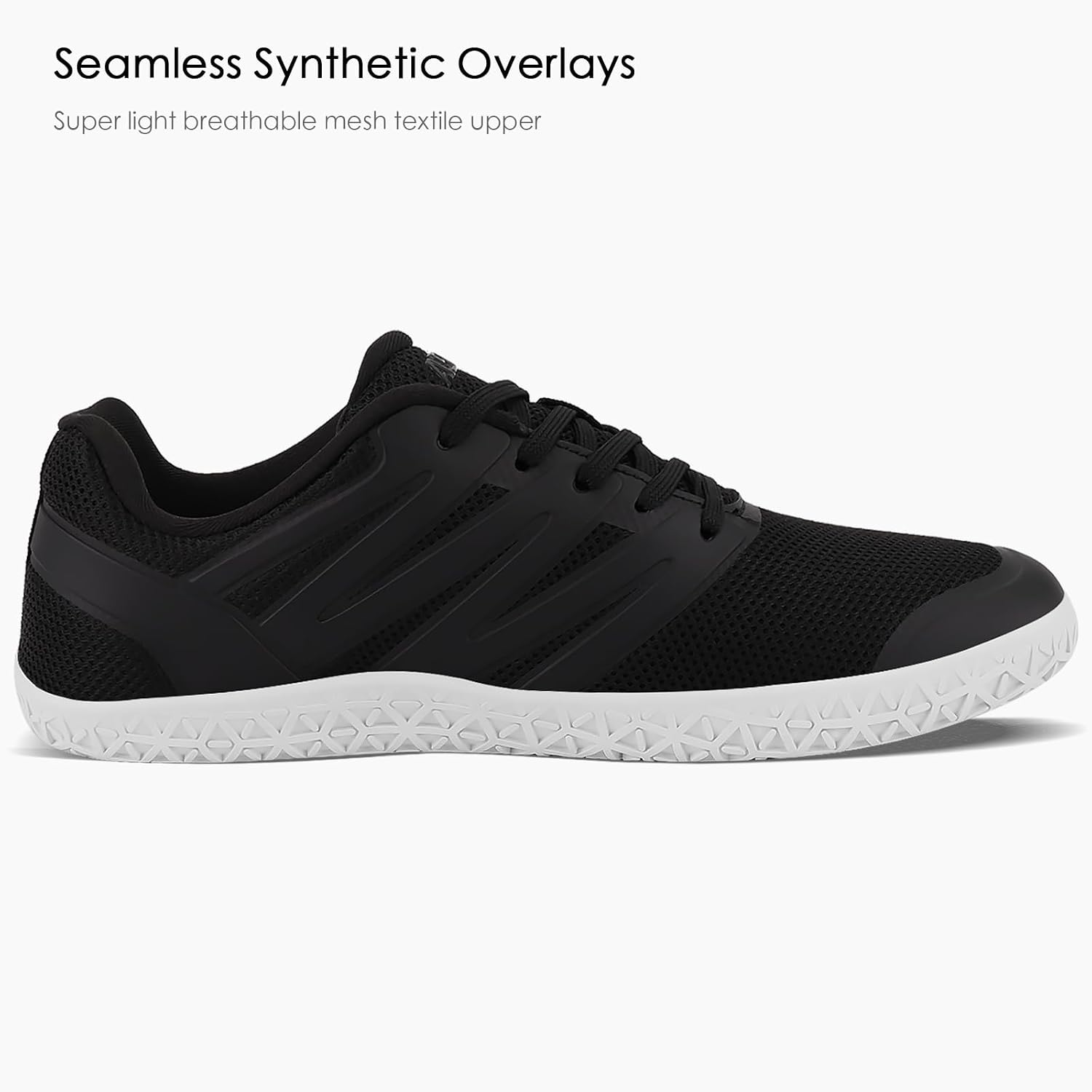 ASITVO Wide Men's Barefoot Zero Drop Sole Minimalist Sneakers Walking Shoes | Width Toe Box Cross Trainer Gym TPU Toe No-Sew Upper Grounding
