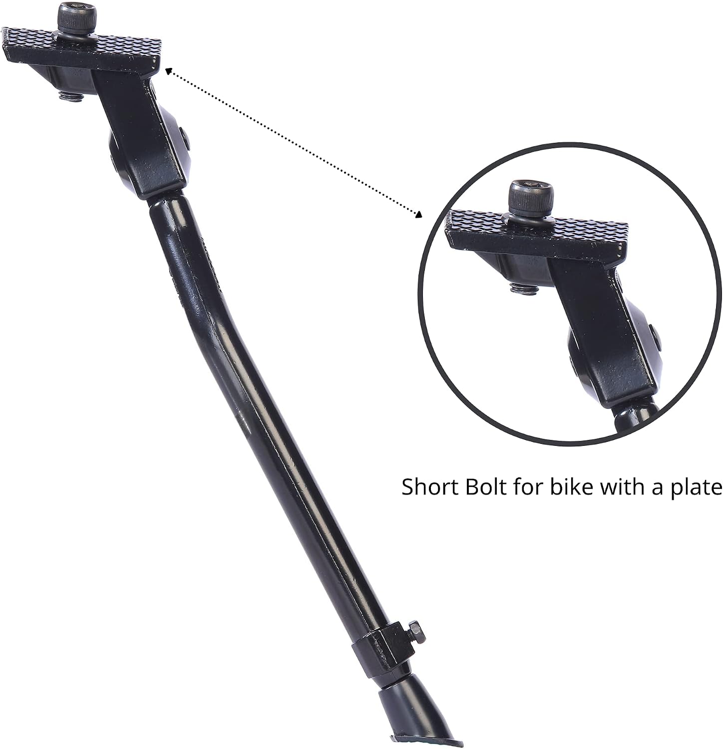 N+1 Aluminum Alloy Center Mount Kickstand | For 20"-28" Mountain, Road, BMX, MTB & Kids' Bikes