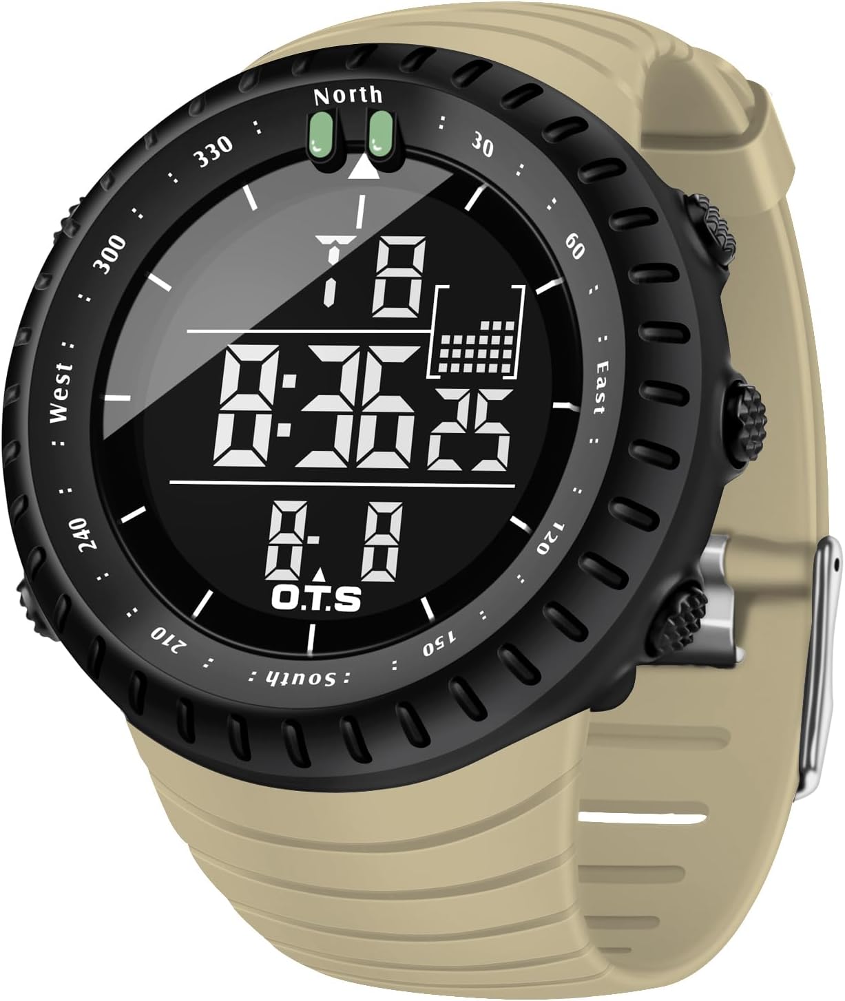 PALADA Men's Digital Sports Watch Waterproof Tactical Watch with LED Backlight Watches for Men
