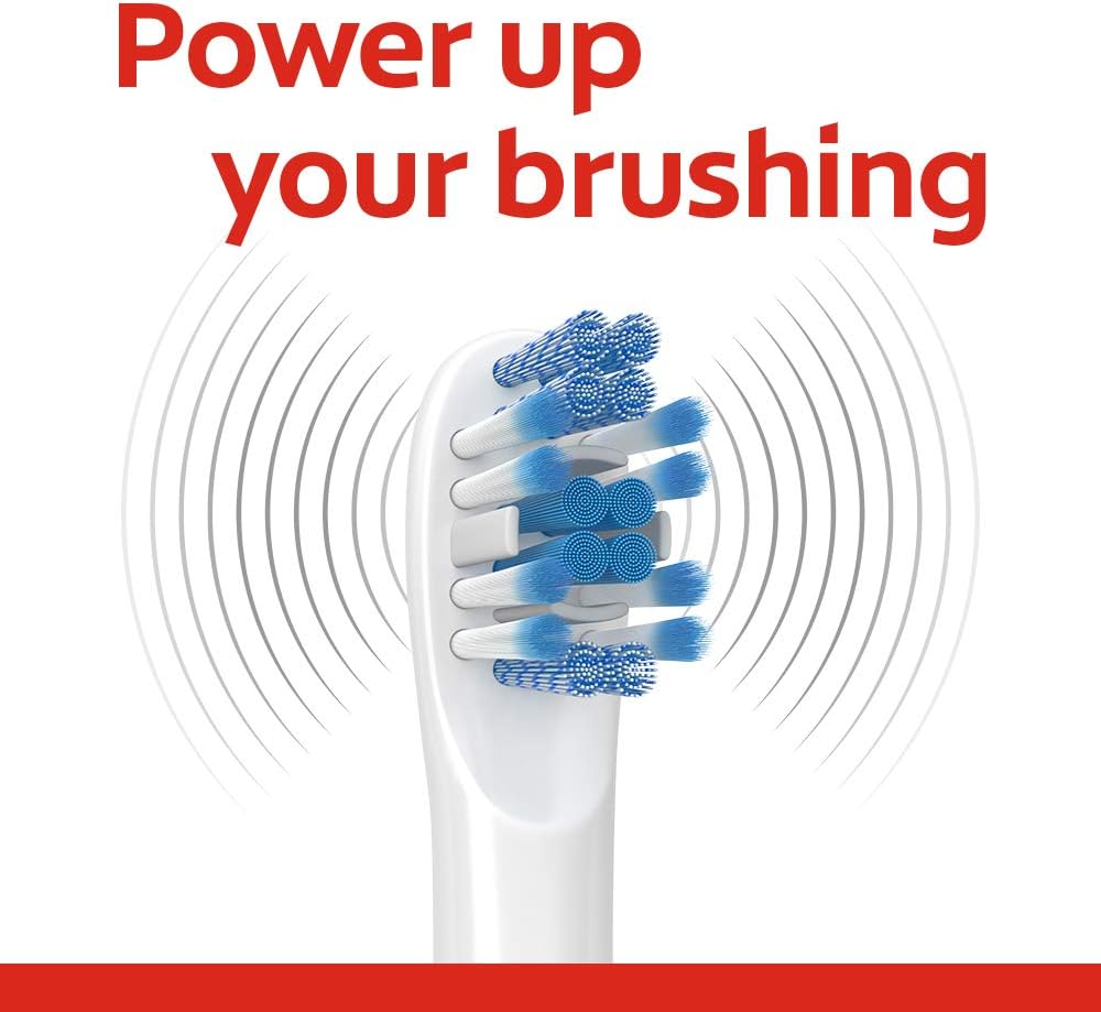 Colgate, 360 Advanced Sonic Battery Power Toothbrush Soft, Whitening, 1 Count