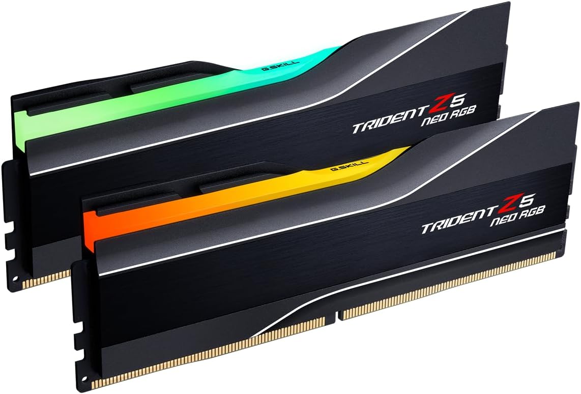 G.SKILL Trident Z5 Neo RGB Series DDR5 RAM (AMD EXPO & Intel XMP 3.0) 32GB (2x16GB) 6000MT/s CL36-36-36-96 1.35V Desktop Computer Memory U-DIMM