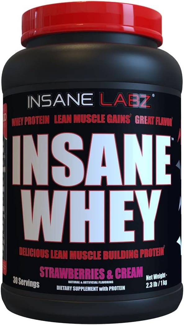 Insane Labz Insane Whey,100% Muscle Building Whey Protein, Post Workout, BCAA Amino Profile, Mass Gainer, Meal Replacement, 60 Srvgs, (Chocolate)