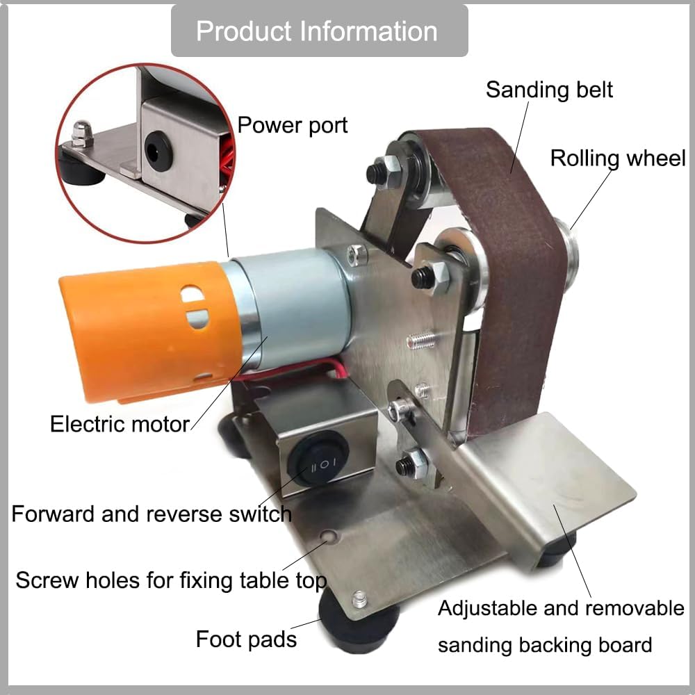 Electric Mini Belt Sander Polishing-Grinding Sharpener