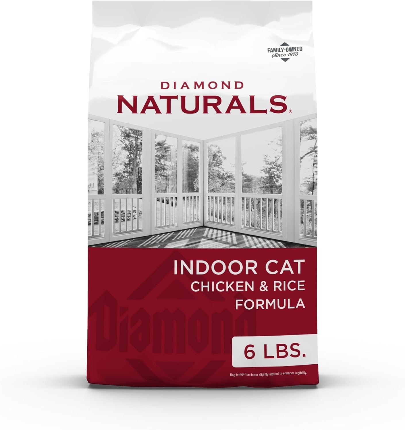 DIAMOND NATURALS Indoor Adult Dry Cat Food, Chicken & Rice, 18lb | With Real Chicken for Great Taste | Omega Fatty Acids to Help Support Skin & Coat Health | Taurine for Heart & Eye Health
