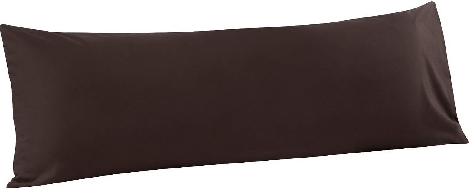FLXXIE 2-Pack Microfiber Standard Pillow Cases, Envelope Style, White
