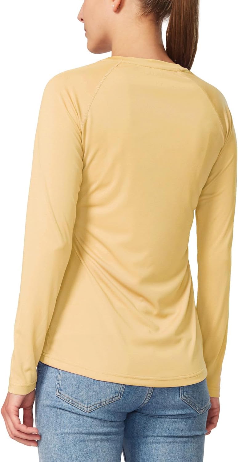 baleaf Women's UPF 50+ Sun Shirts Long Sleeve Stretchy Quick Dry | Lightweight, Rash Guard, UPF 50+ Sun Protection, Breathable Comfort material for Hking Workout, Excellent for hot weather