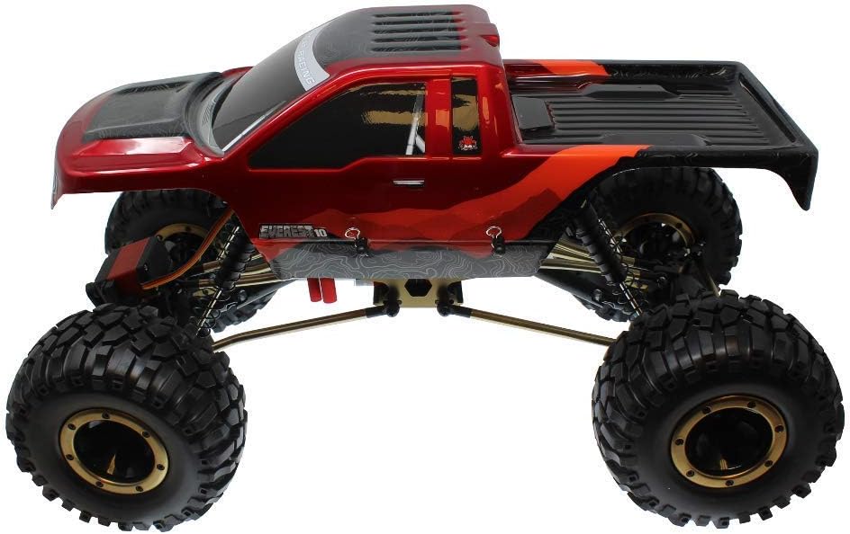 Redcat Racing Everest 10 1/10 Scale Electric RC Rock Crawler, 4WD Shaft Driven RC Truck with Waterproof Electronics, Aluminum Chassis, Beadlock Tires