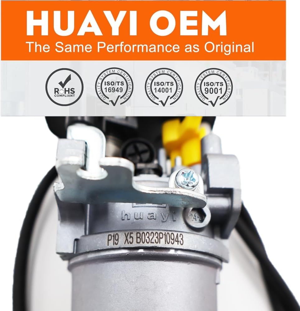 Huayi OEM Carburetor Compatible with Predator Dual Fuel Inverter Generator | 5000-Watt 71367 70143 Replacement Carb kit