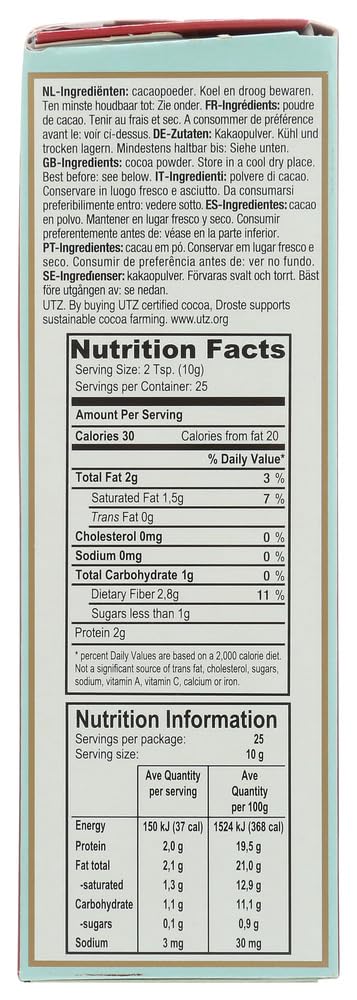 Droste Cocoa Powder, 8.8 oz (4 pack)