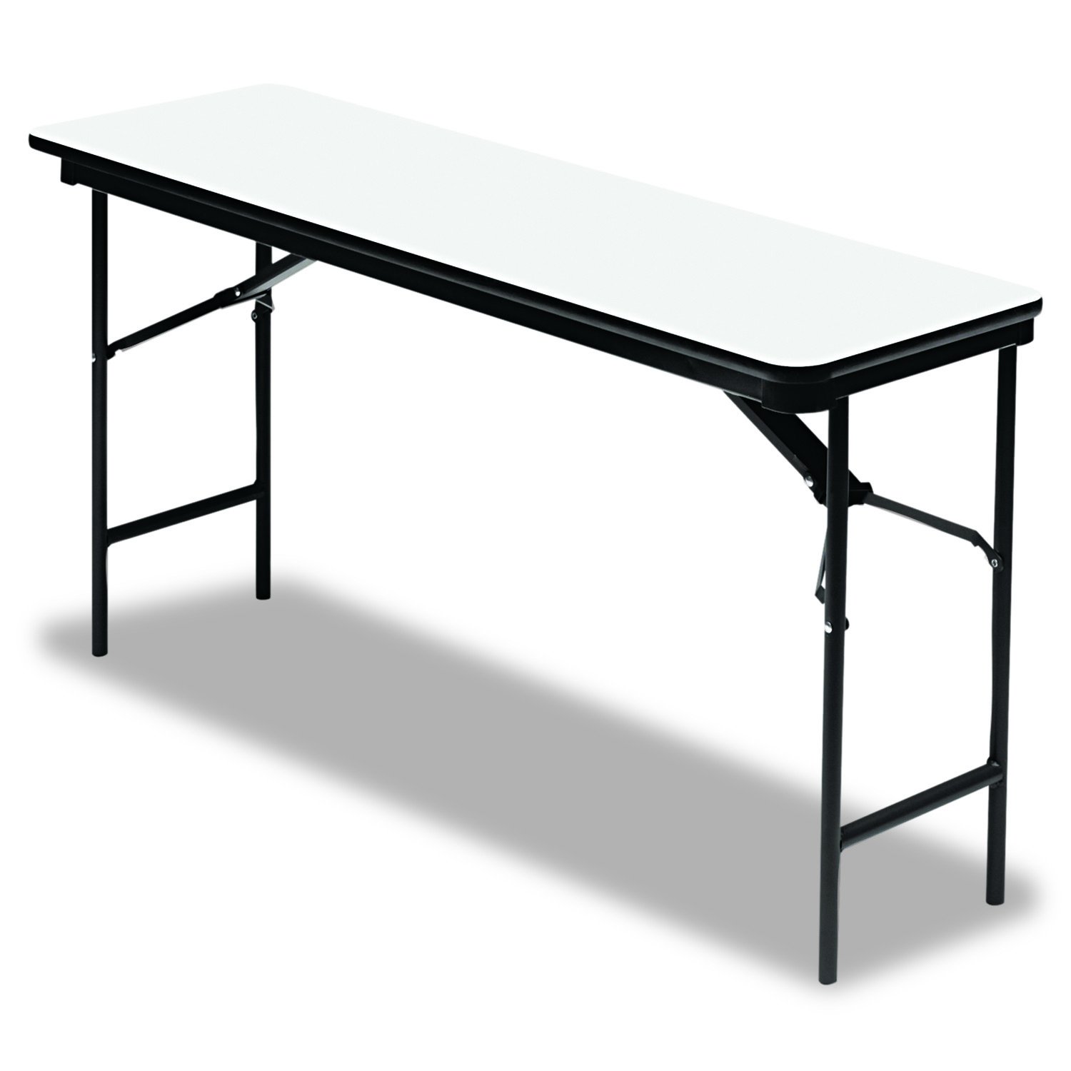 Iceberg OfficeWorks Commercial Folding Table, 5 ft, Gray