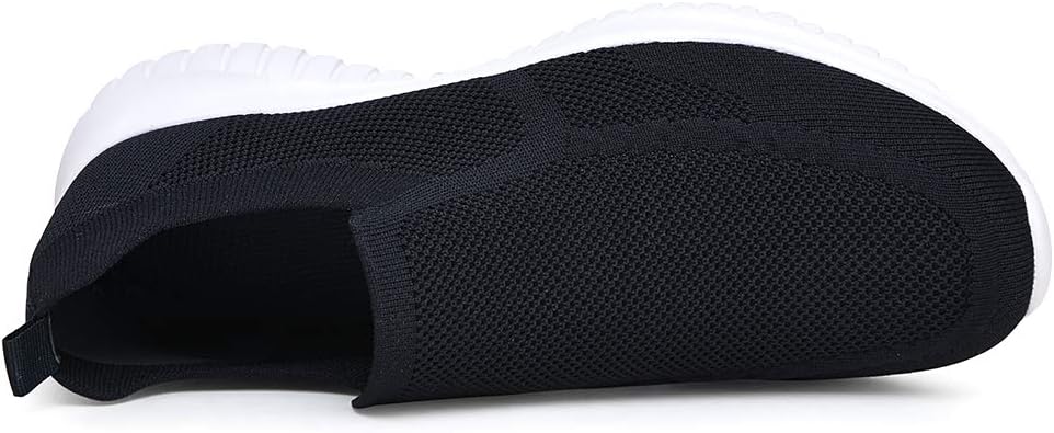 konhill Mens Slip-On Knit Walking Sneakers
