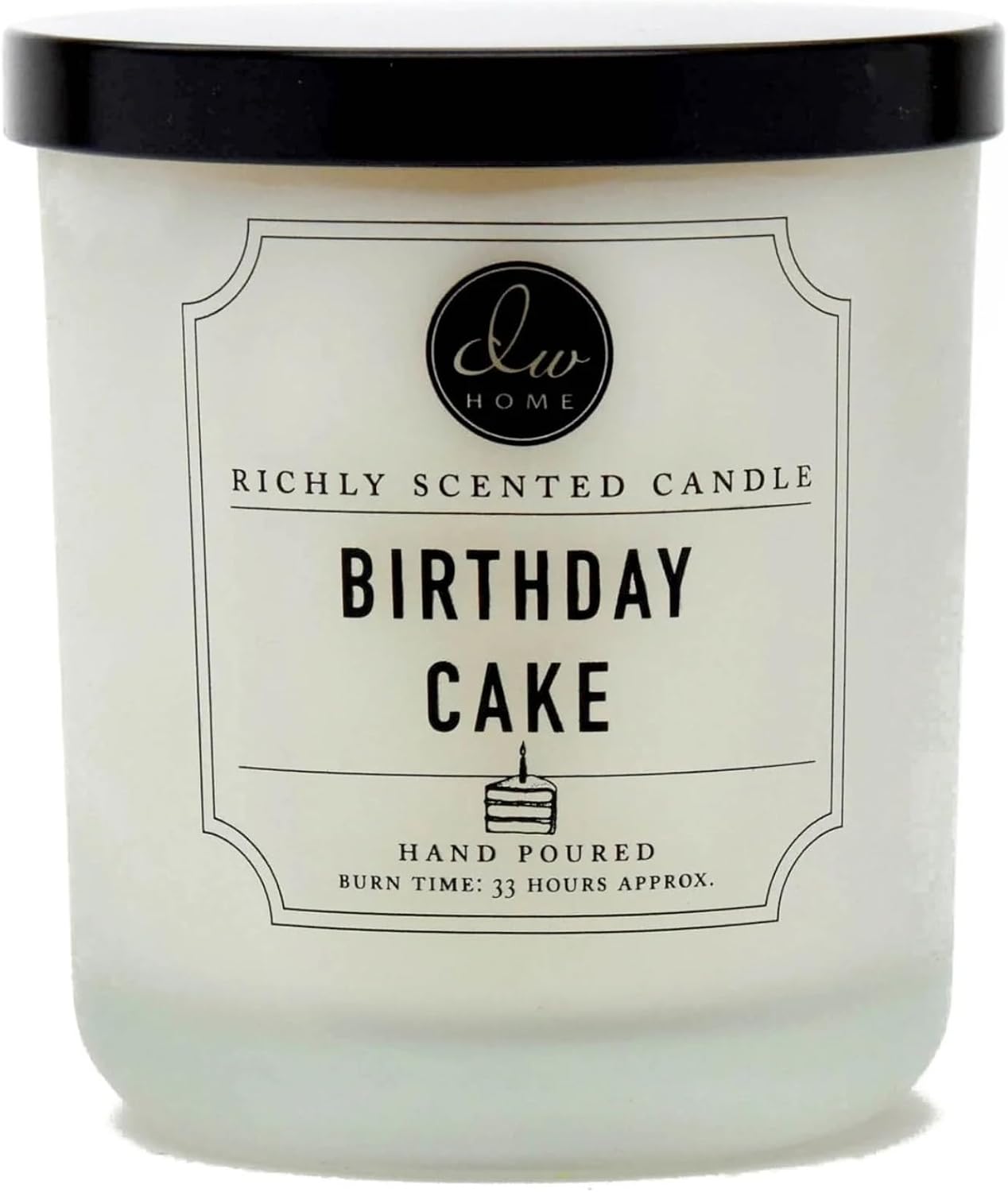 DW Home Vanilla Bean Scented Candle for Home, 15 oz, Large Double Wick Candle Jar, Up to 56H Burn Time, Luxury Scented Candle for Relaxation, Gifting, Home Decor