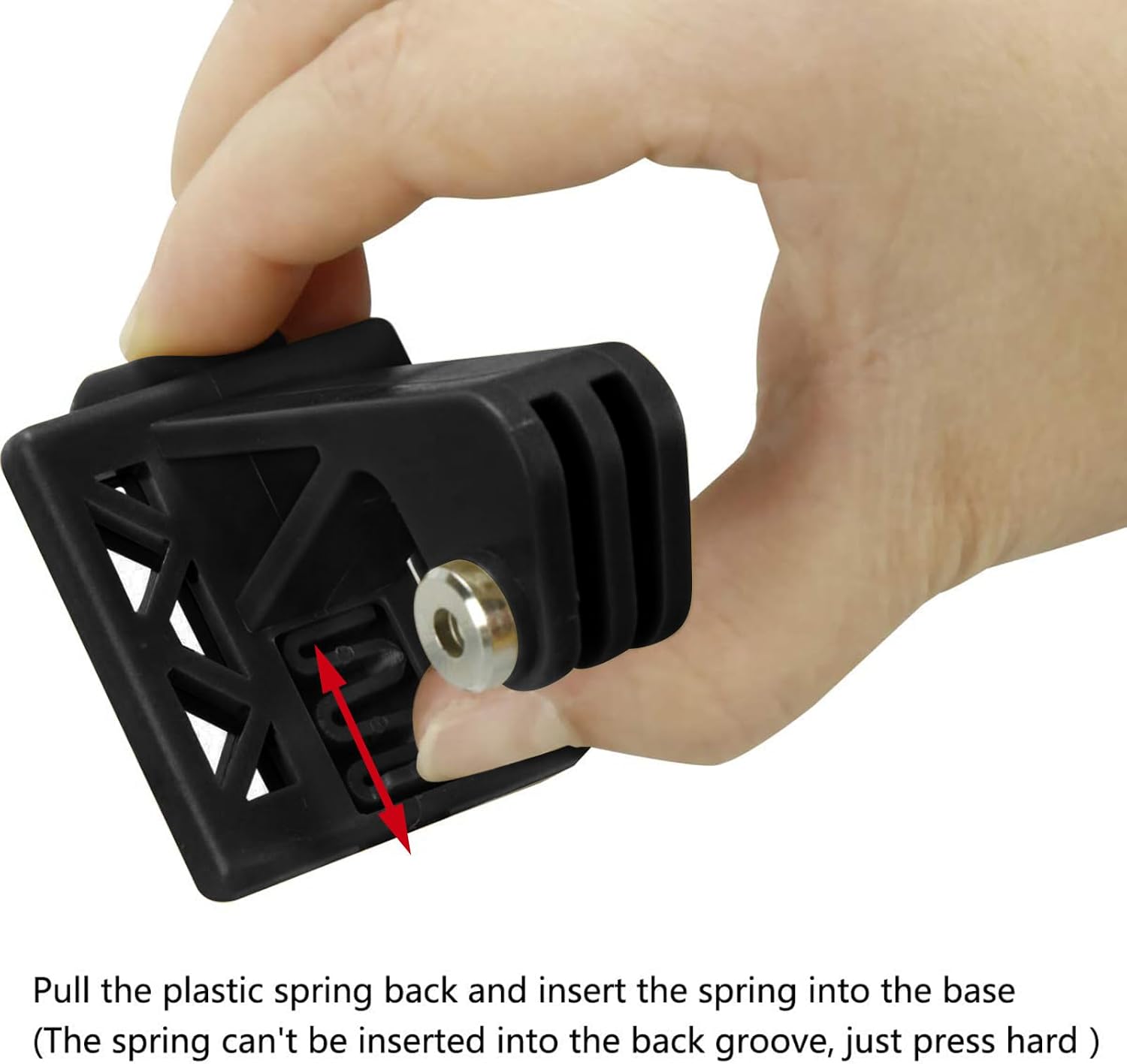 Picatinny Rails Airsoft Rail Helmet Excavator Mounts Bracket Adapter for GoPro Action Camera (2Black)