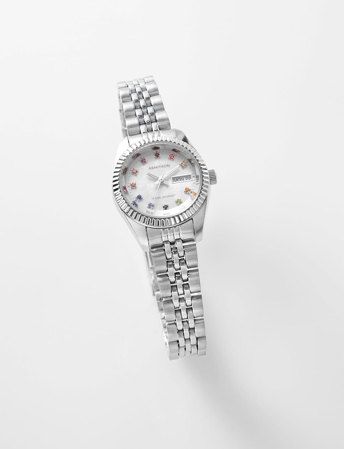 Armitron Women's Genuine Crystal Accented Bracelet Watch, 75-2475