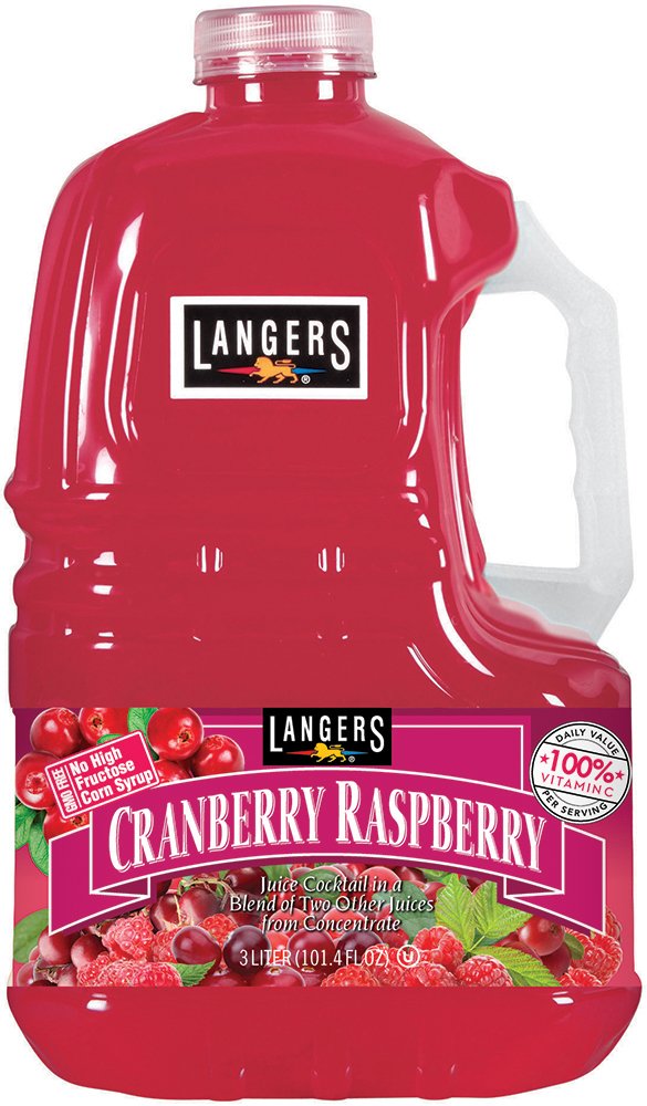 Langers Juice Cocktail, Pineapple Orange Guava, 15.2 Fl Oz (Pack of 12)