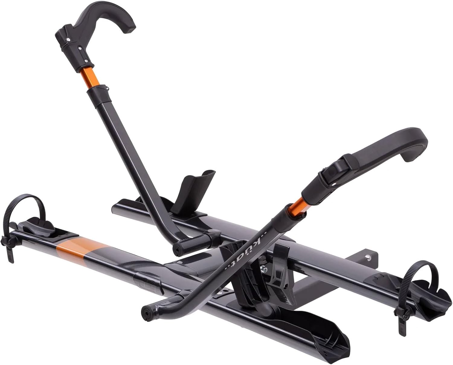 Kuat Sherpa 2.0 Compact 2-Bike Transporting Hitch Rack | Durable Lightweight Aluminum Compact 2-Bike Transporting Hitch Rack w/Cable Lock & Foldable Tire Cradles, 40 Lbs per Tray