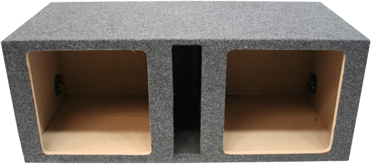 KICKER 44L7S152 15" Subwoofer Square L7 Dual 2 Ohm Sub Refurbished and ASC 215SQV 15" Vented Square Sub Box