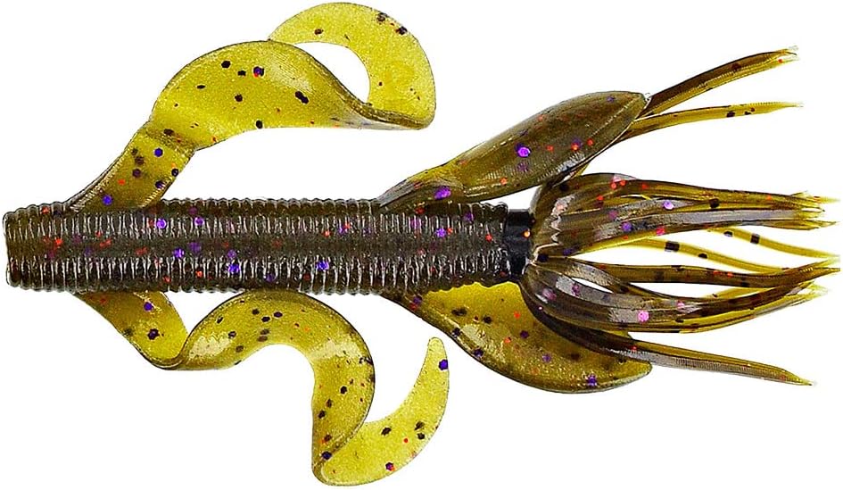 Yamamoto Custom Baits 4" Kreature Soft Creature Bait, 7-Pack, Bass Fishing Soft Plastic Lure, Multiple Colors