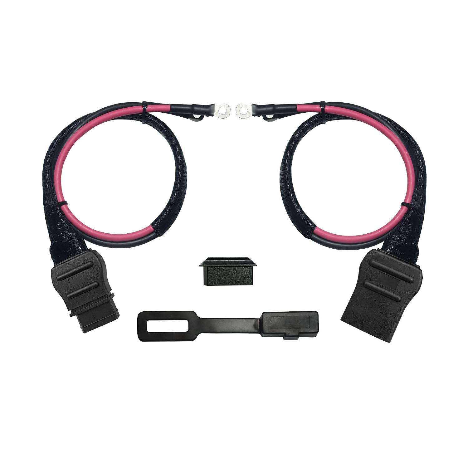 Cable Plow and Truck Side 2-Pin with Dust Cover, Model 21294 8245 61169 8274, Western Plow Parts, Boss Plow Wiring Harness, Snow Plow for Truck