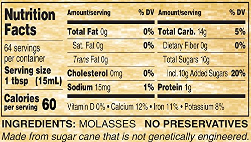 Golden Barrel Blackstrap Molasses (Gallon)