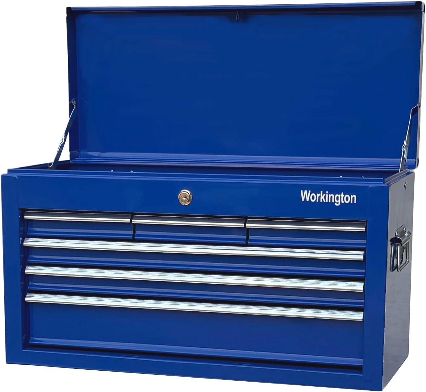 Workington Portable Metal Tool Chest with 6 Drawers, 24" 6-Drawer Tool Chest Cabinet with Ball Bearing Drawer Slides