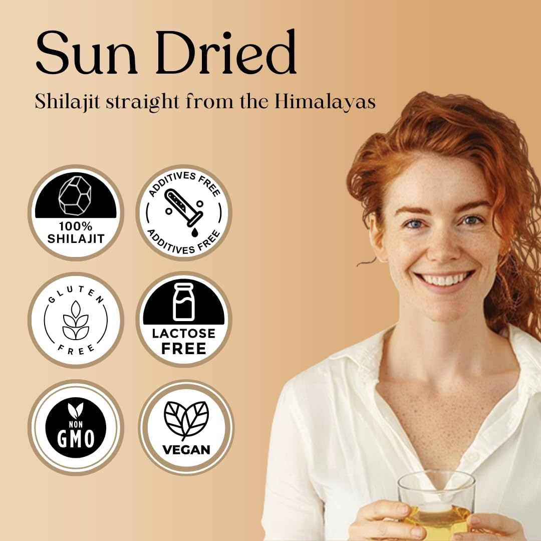 Pure Himalayan Shilajit | 100% Pure Natural Shilajit Grade A Max Potency 85+ Trace Minerals & Fulvic Acid | 3rd Party US Lab Tested | Altai Tablets