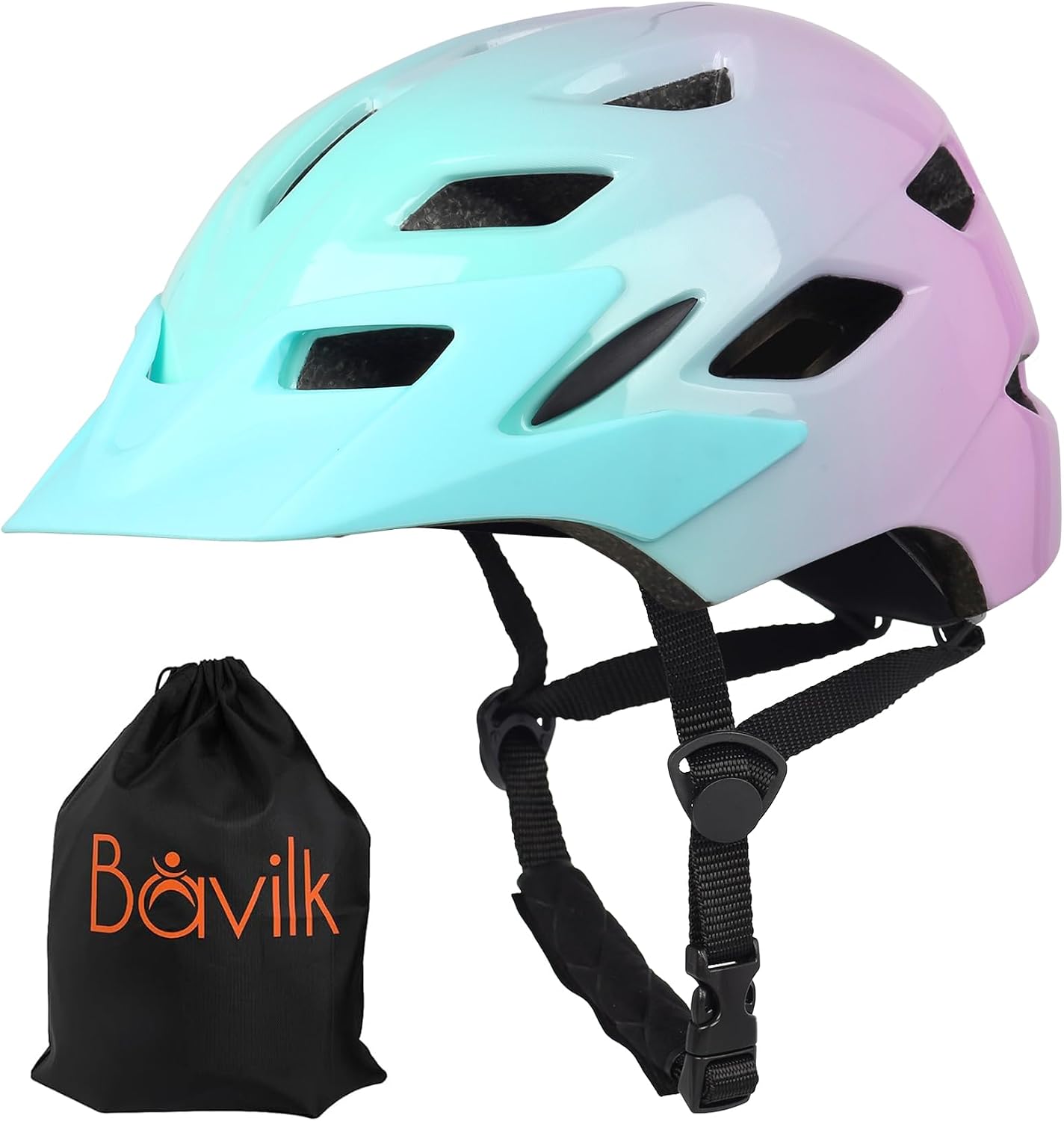 Kids Bike Helmet with LED Light for Youth Teen Toddler Boys Girls