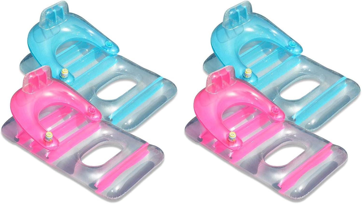 Swimline Deluxe Lounge Chair Colors May Vary (Pink or Blue)