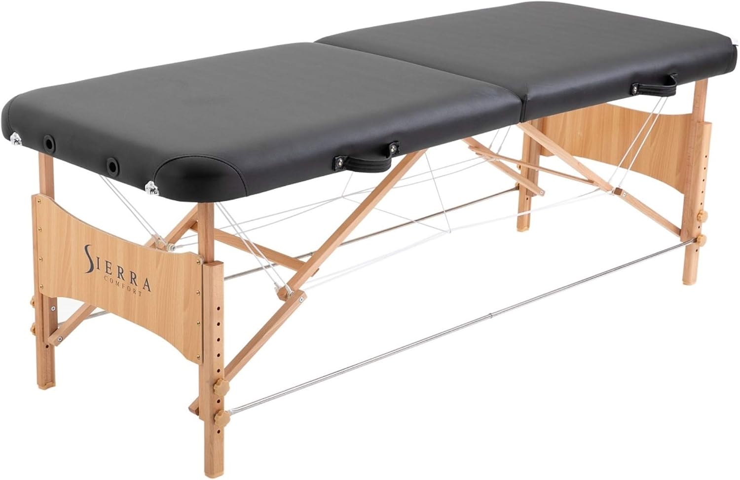 Sierra Comfort Basic Portable Massage Table, Black