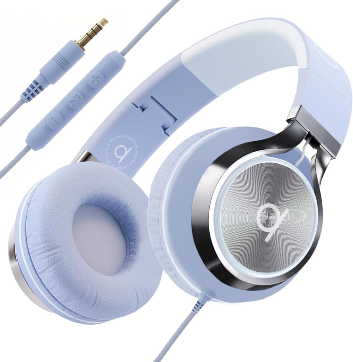 ARTIX Wired Headphones for Classroom & School with Microphone & Volume Control - Adults, Teens & Kids Headphones with Cord