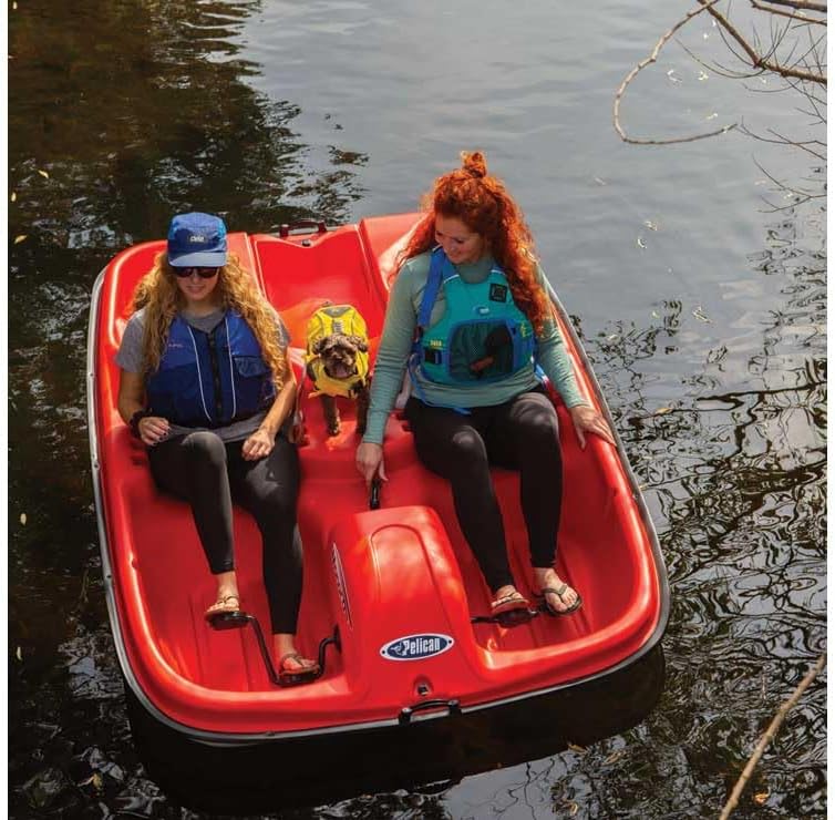 Pelican Monaco Pedal Boat Red / White