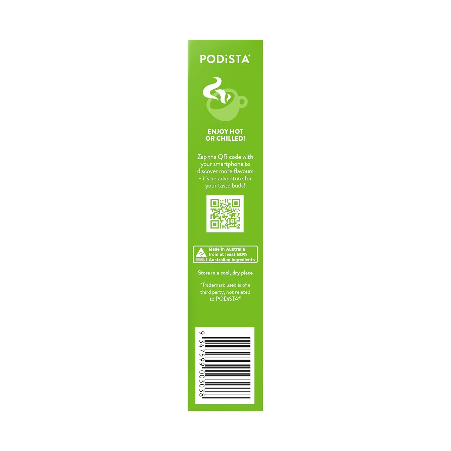 Hot Chocolate Nespresso Compatible Capsules Hot Cocoa Pods - Mint Infusion - 10 Pod Package