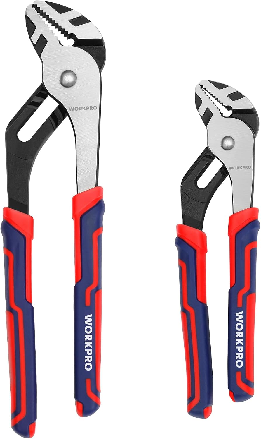 WORKPRO 3 Piece Groove Joint Plier Set