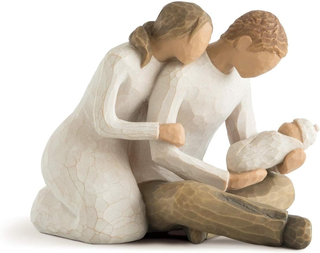 Willow Tree Nurture, Sculpted Hand-Painted Figure | Hand-Painted Resin Figurine, Sculpted by Artist Susan Lordi, Celebrates Loving Family Relationships, Family Grouping