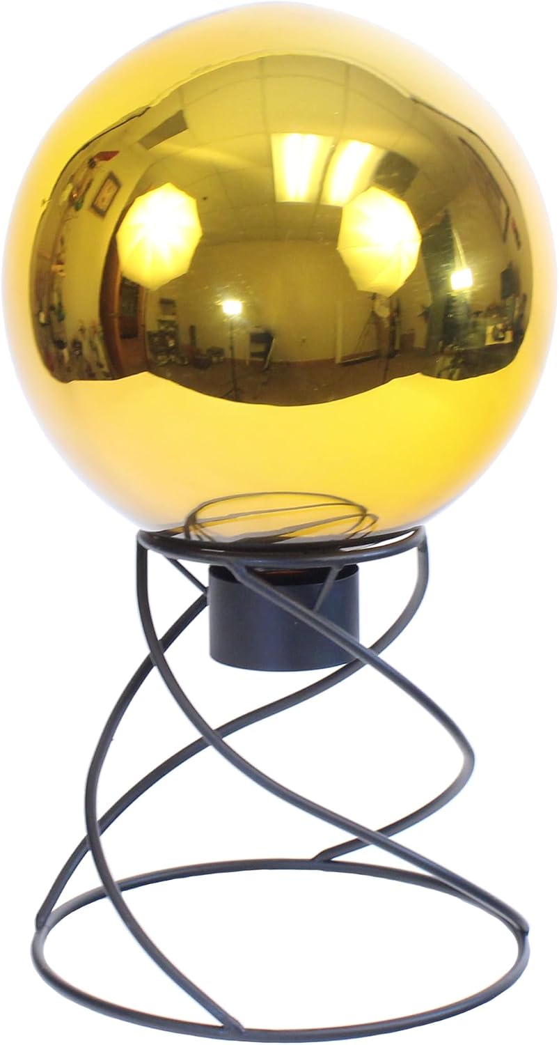 Echo Valley 8100 10-Inch Glass Gazing Globe, Mirror Finish, Blue