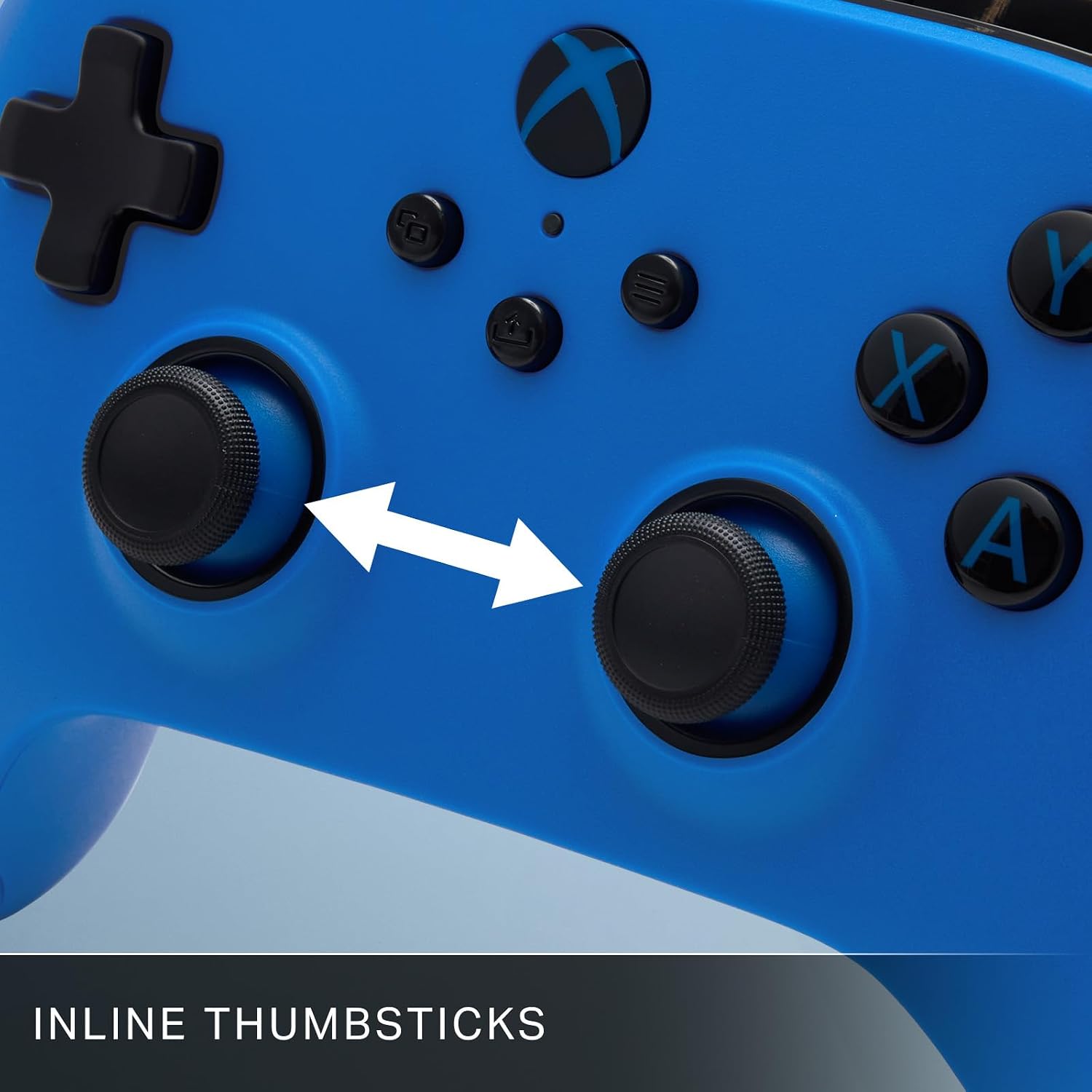 PowerA Wired Controller for Xbox Series X|S - blue, gamepad, video game/gaming controller, works with Xbox One, Officially Licensed