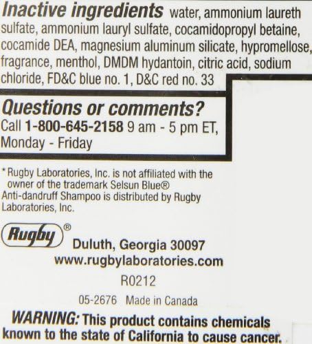 Selenium Shampoo ***Rug 7 OZ