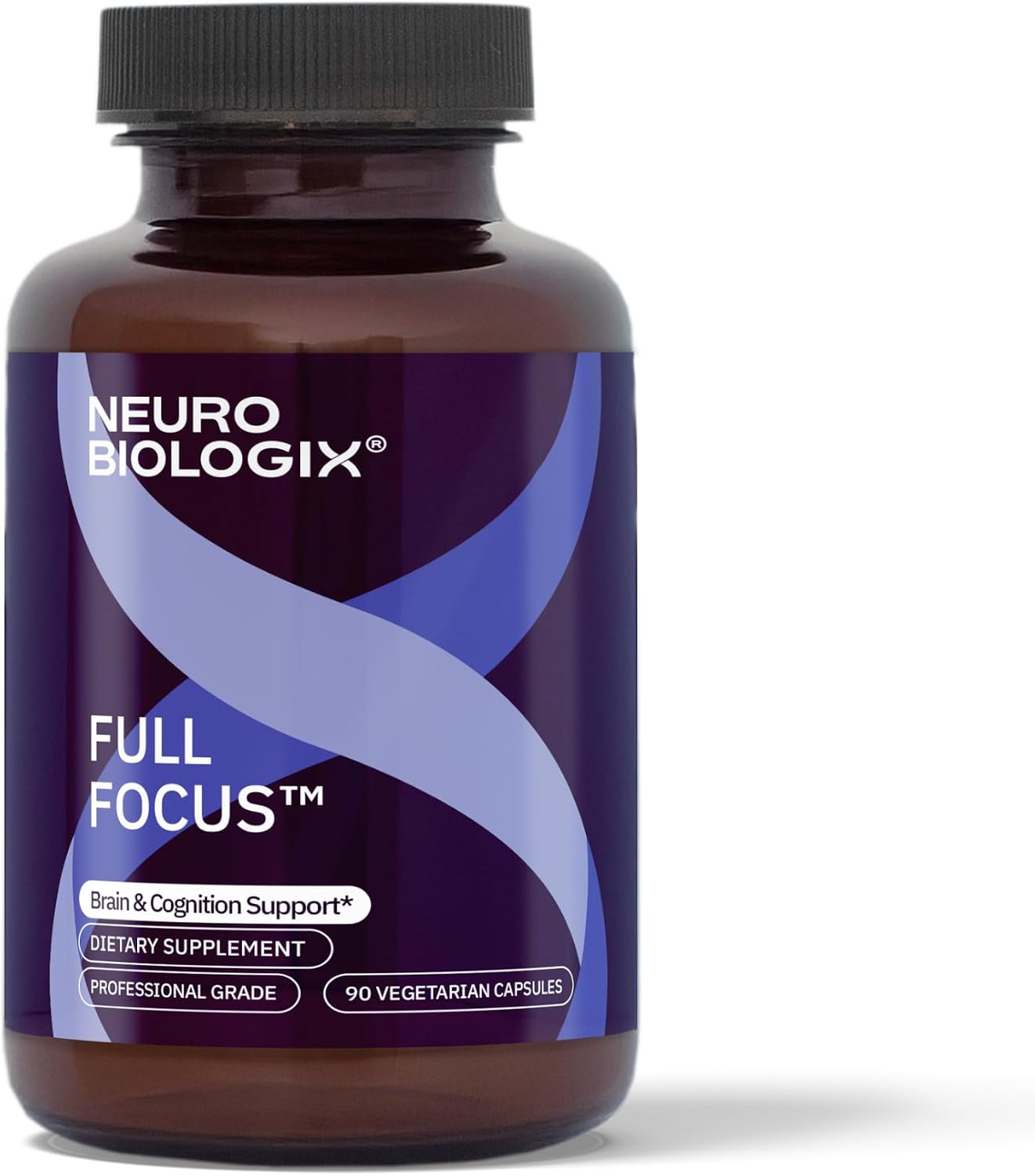 Neurobiologix Full Focus, Brain & Mood Support Supplement, 90 Capsules | Memory & Cognitive Function, Green Coffee Bean, Bacopa & SAM-E