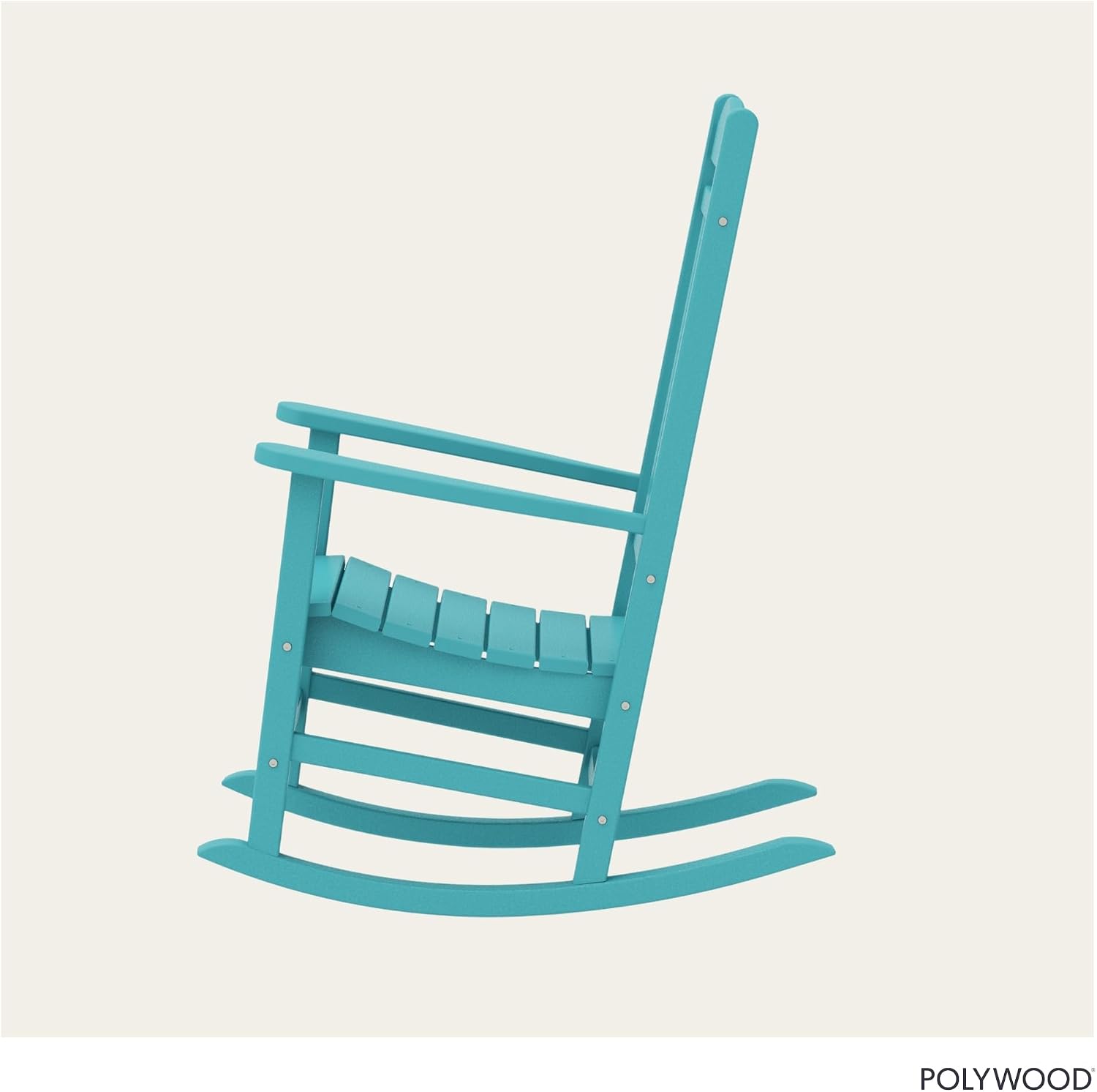 POLYWOOD Presidential Rocking Chair in White