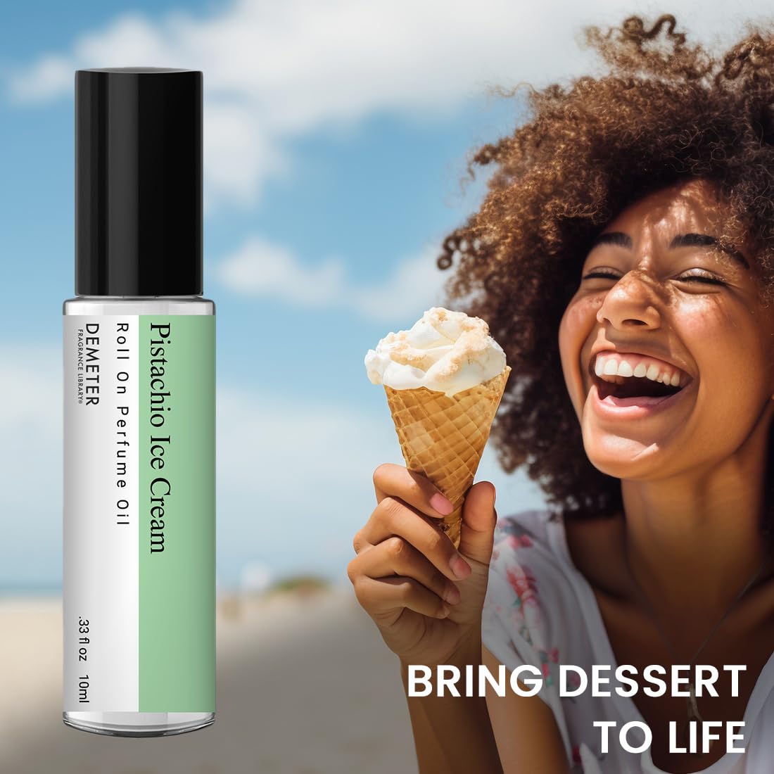 DEMETER Pistachio Ice Cream Perfume Oil Roll on - 0.33 oz.