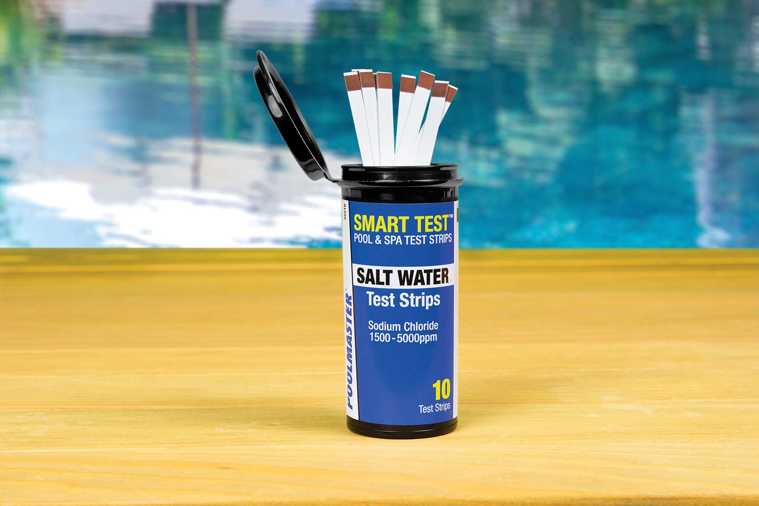 Poolmaster 22212 Smart Test 6-Way Swimming Pool and Spa Water Chemistry Test Strips, 50 count,White