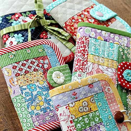50pcs 10 x 10 inch Multicolor Cotton Fabric Bundle Squares for Quilting Sewing, Precut Fabric Squares for Craft Patchwork