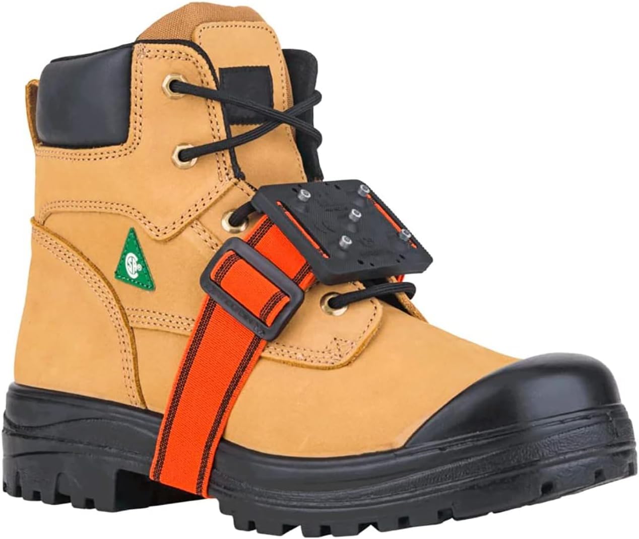 K1 Mid-Sole Ice Cleats for Men & Women - Rotatable Traction Aids For Winter Snow - Hi Vis - Low Profile