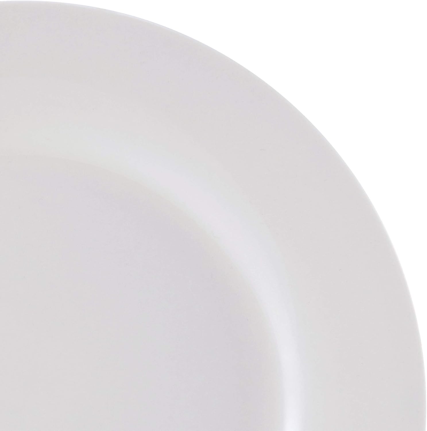 Studio Nova Kendall 16 Piece Dinnerware Set - White Porcelain Modern Tableware with Coupe Shapes & Unique Rim Design - Includes Dinner Plates Bowls